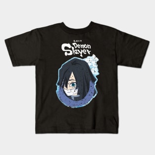 DEMON SLAYER: SNAKE PILLAR OBANAI IGURO (GRUNGE STYLE) Kids T-Shirt